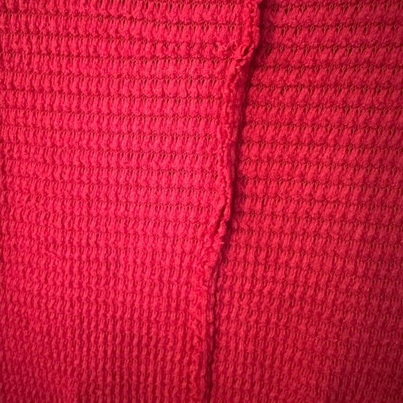 Zenana Women’s Crewneck Short Sleeve Dark Pink Knit Sweater Top Sz S/M GUC - Picture 6 of 7